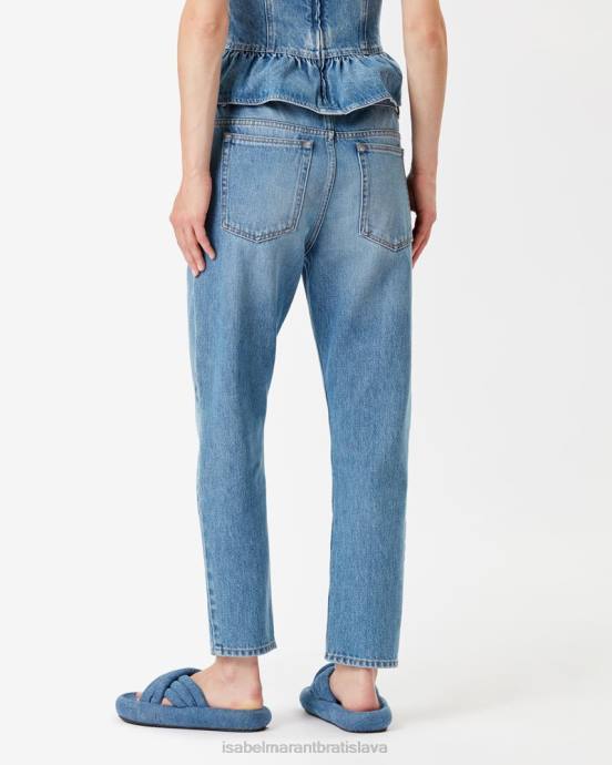 Isabel Marant ženy nea slim džínsy V6XH549 oblečenie svetlo modrá