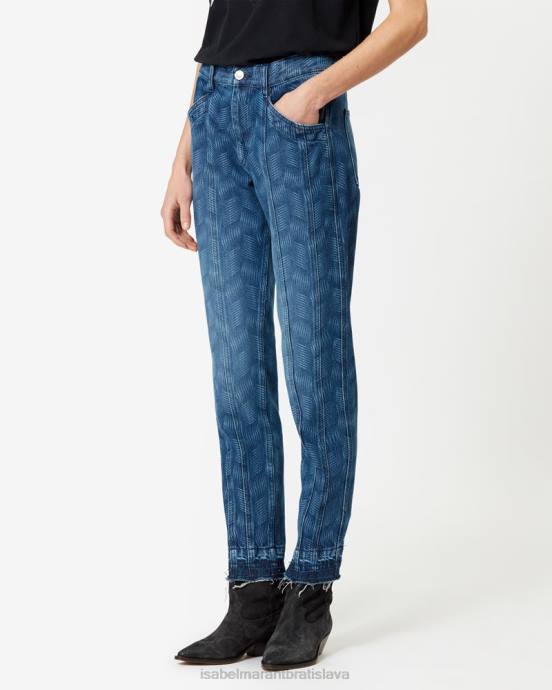 Isabel Marant ženy sulanoa slim džínsy V6XH551 oblečenie Modrá
