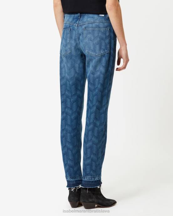 Isabel Marant ženy sulanoa slim džínsy V6XH551 oblečenie Modrá