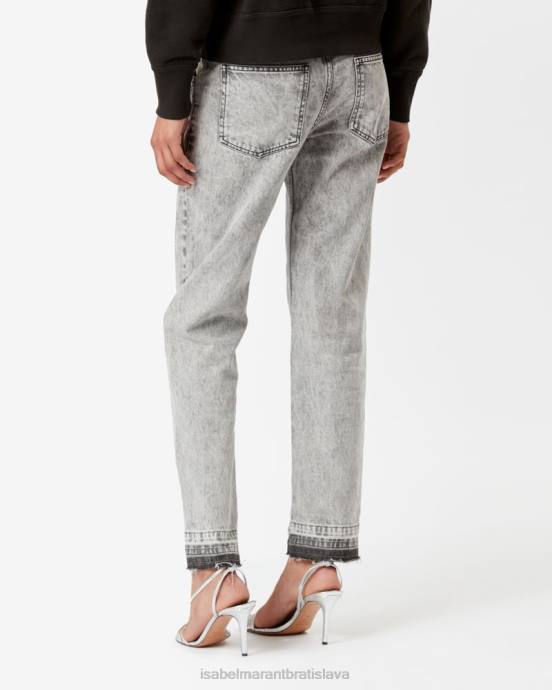 Isabel Marant ženy sulanoa slim džínsy V6XH552 oblečenie svetlo sivá