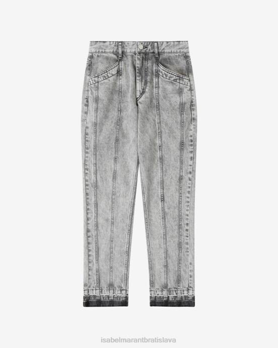 Isabel Marant ženy sulanoa slim džínsy V6XH552 oblečenie svetlo sivá