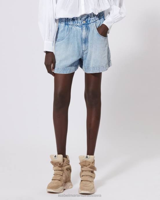 Isabel Marant ženy titea denim krátke V6XH563 oblečenie svetlo modrá