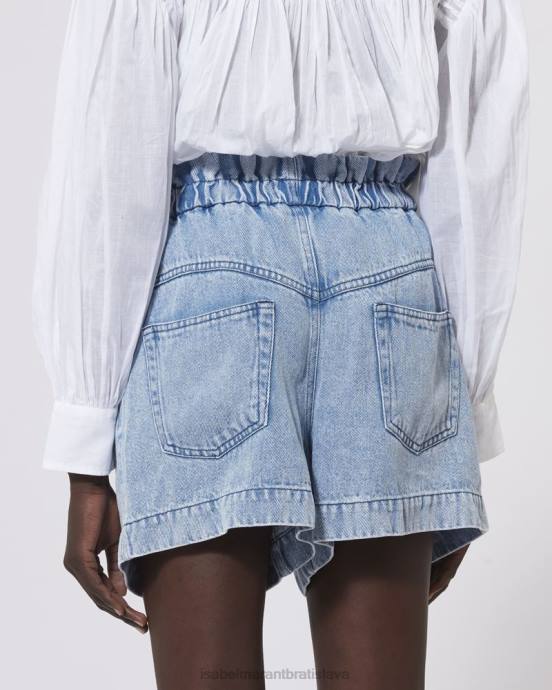 Isabel Marant ženy titea denim krátke V6XH563 oblečenie svetlo modrá