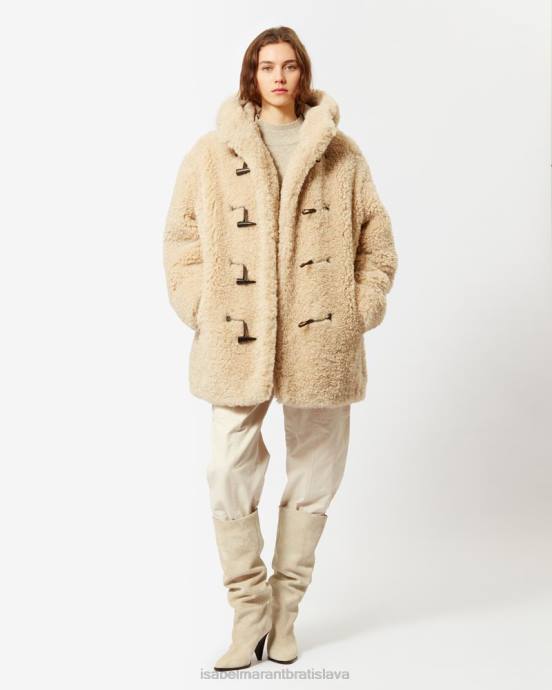 Isabel Marant ženy florénsky kabát V6XH328 oblečenie ecru