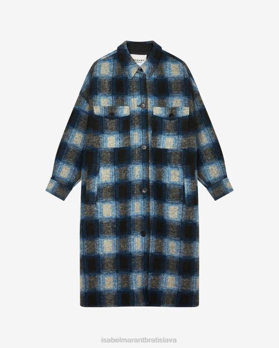 Isabel Marant ženy fontizi kabát V6XH340 oblečenie námorníctvo