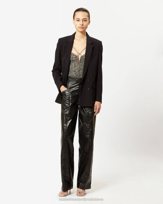 Isabel Marant ženy manelle bunda V6XH49 oblečenie čierna
