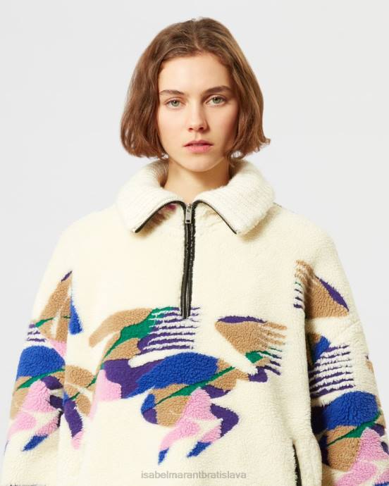 Isabel Marant ženy páperová bunda marner V6XH358 oblečenie ecru