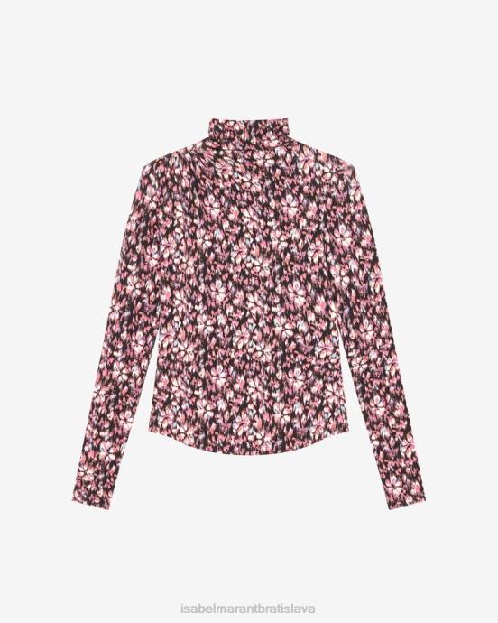 Isabel Marant ženy lou top V6XH473 oblečenie polnočná/ružová