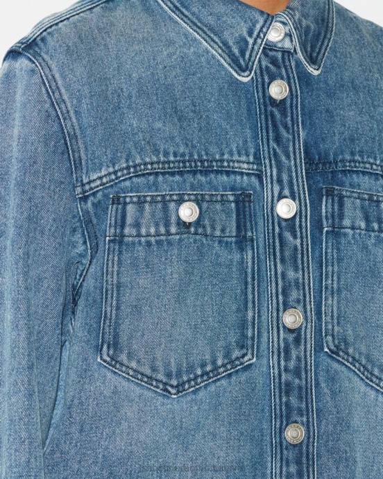 Isabel Marant ženy talbot tričko V6XH210 oblečenie svetlo modrá