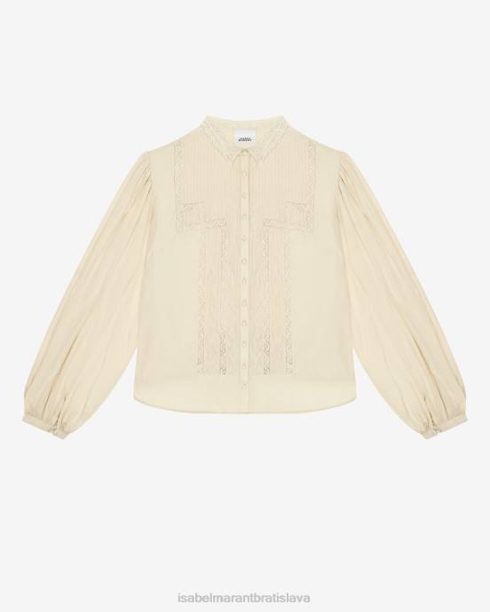 Isabel Marant ženy zayen top V6XH203 oblečenie vanilka