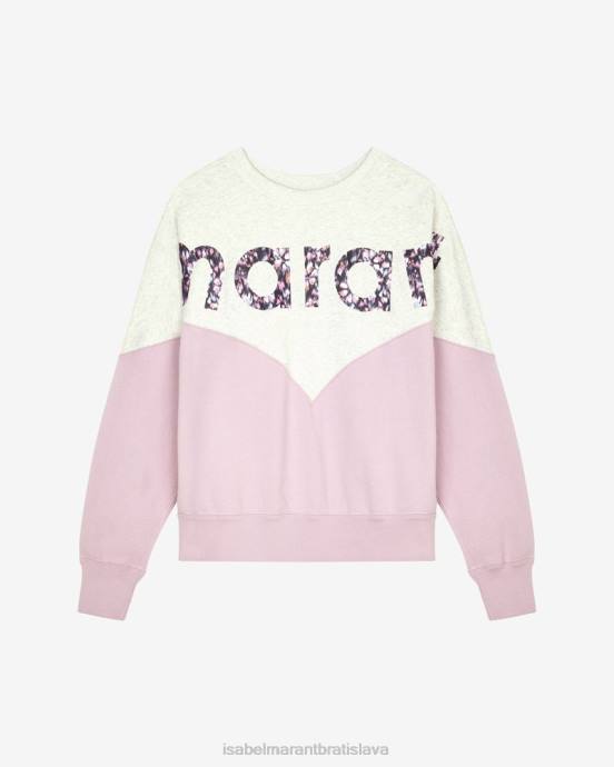 Isabel Marant ženy Houston dvojfarebná ''marant'' mikina V6XH383 oblečenie svetlo ružová
