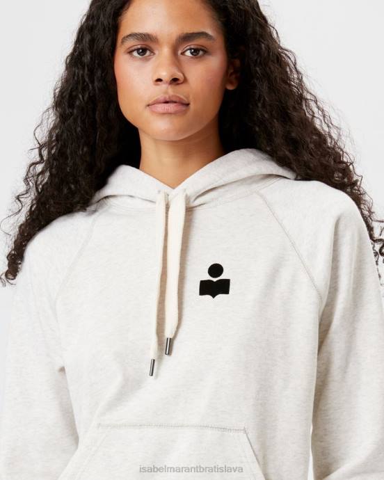 Isabel Marant ženy malibu mikina s kapucňou V6XH411 oblečenie ecru