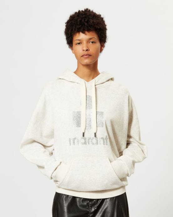 Isabel Marant ženy mansel oversized mikina s kapucňou V6XH387 oblečenie ecru