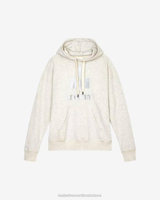 Isabel Marant ženy mansel oversized mikina s kapucňou V6XH387 oblečenie ecru