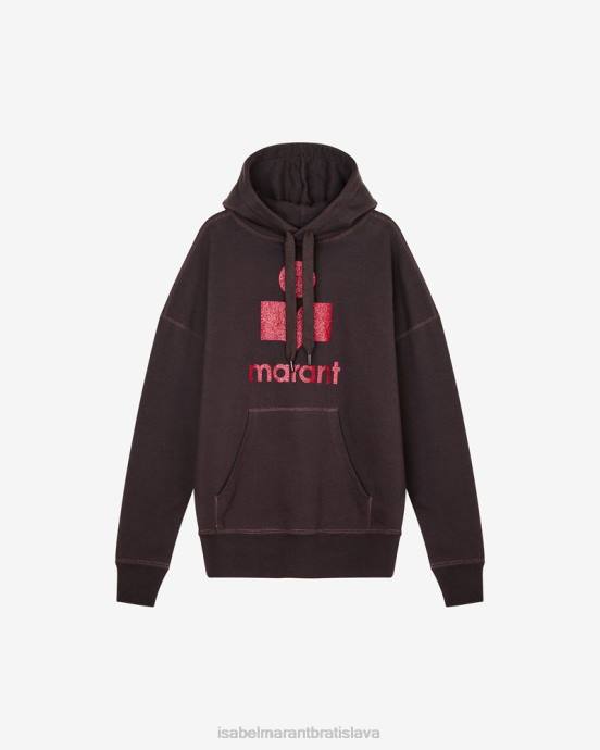 Isabel Marant ženy mansel oversized mikina s kapucňou V6XH388 oblečenie vyblednutá noc/ružová