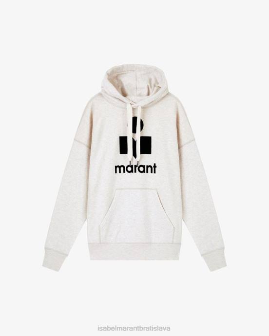 Isabel Marant ženy mansel oversized mikina s kapucňou V6XH391 oblečenie ecru