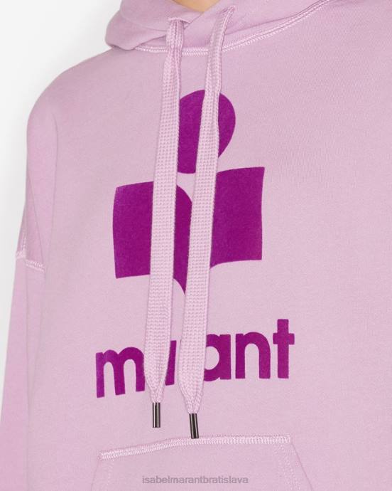 Isabel Marant ženy mansel oversized mikina s kapucňou V6XH393 oblečenie lila/fialová
