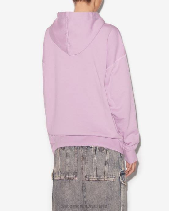 Isabel Marant ženy mansel oversized mikina s kapucňou V6XH393 oblečenie lila/fialová