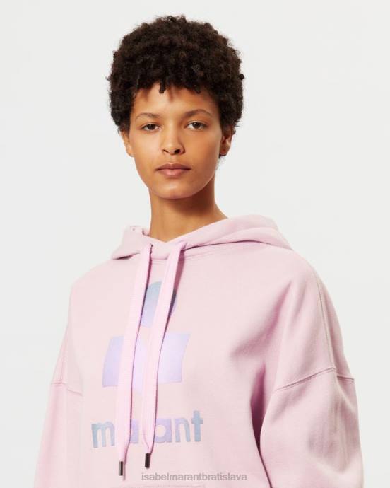Isabel Marant ženy mansel oversized mikina s kapucňou V6XH394 oblečenie svetlo ružová