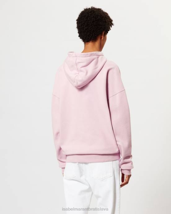 Isabel Marant ženy mansel oversized mikina s kapucňou V6XH394 oblečenie svetlo ružová
