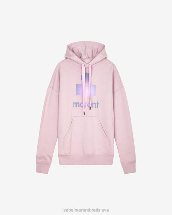 Isabel Marant ženy mansel oversized mikina s kapucňou V6XH394 oblečenie svetlo ružová
