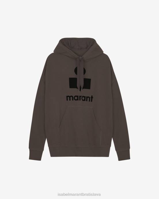 Isabel Marant ženy mansel oversized mikina s logom V6XH389 oblečenie vyblednutá čierna