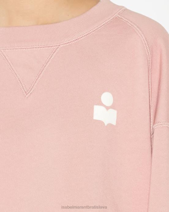 Isabel Marant ženy mikina s logom margo V6XH362 oblečenie svetlo ružová