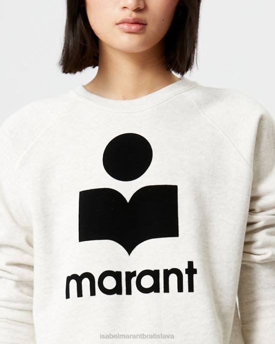 Isabel Marant ženy mikina s logom milly V6XH379 oblečenie ecru