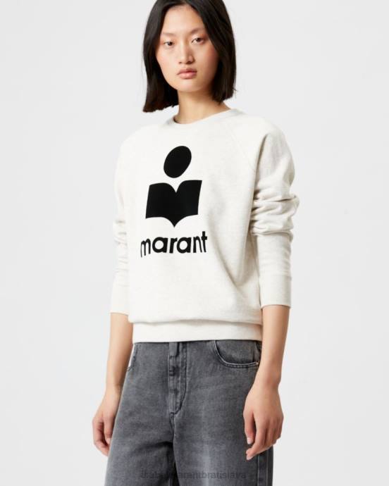 Isabel Marant ženy mikina s logom milly V6XH379 oblečenie ecru