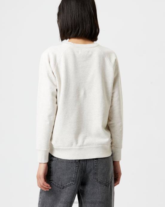 Isabel Marant ženy mikina s logom milly V6XH379 oblečenie ecru