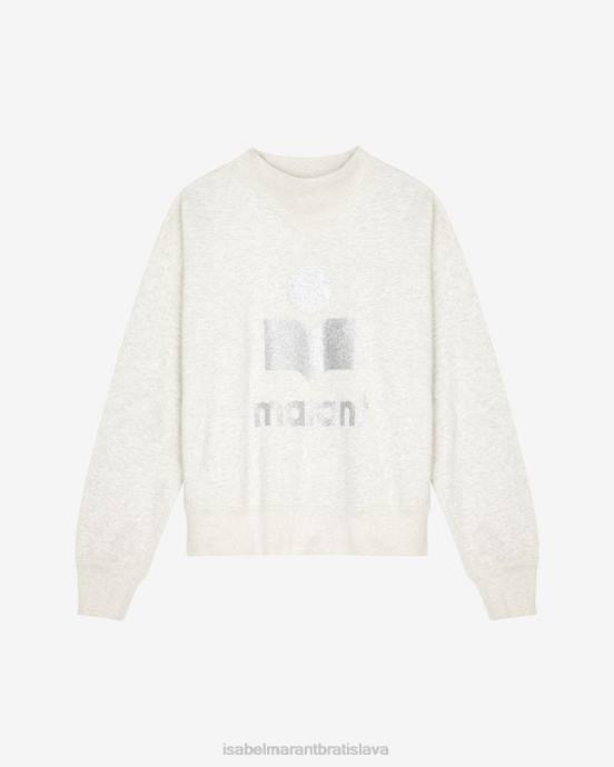 Isabel Marant ženy mikina s logom moby V6XH365 oblečenie ecru