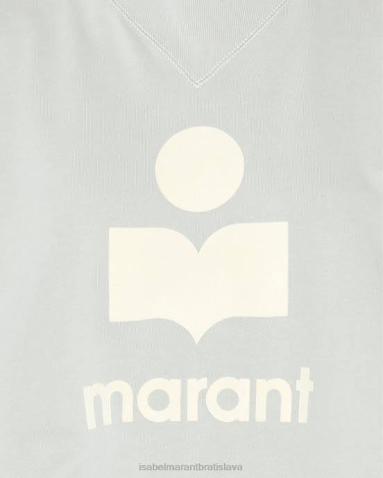 Isabel Marant ženy mikina s logom moby V6XH370 oblečenie svetlo modrá/ecru