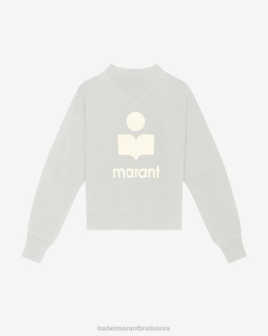 Isabel Marant ženy mikina s logom moby V6XH370 oblečenie svetlo modrá/ecru