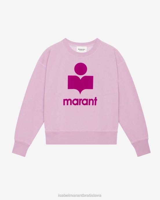 Isabel Marant ženy mikina s logom mobyli V6XH380 oblečenie lila/fialová