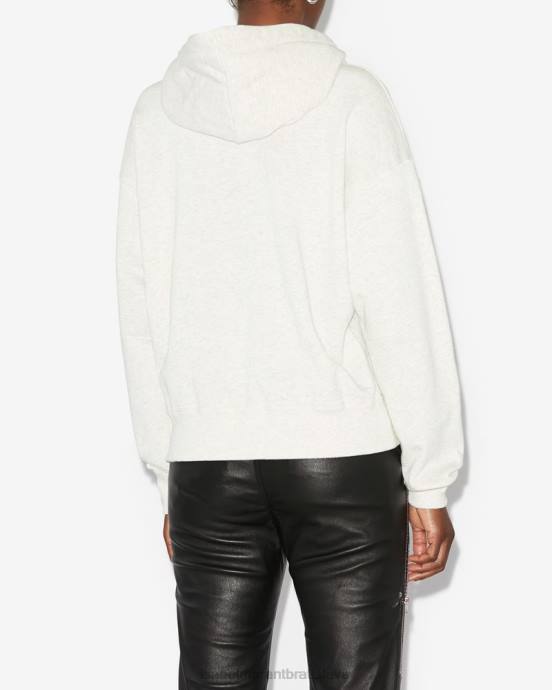 Isabel Marant ženy mikina s logom sylla V6XH259 oblečenie ecru