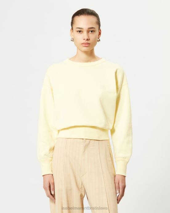 Isabel Marant ženy mikina s tieňovým logom V6XH257 oblečenie farba