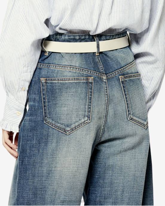 Isabel Marant ženy corsysr oversized džínsy V6XH701 oblečenie Modrá