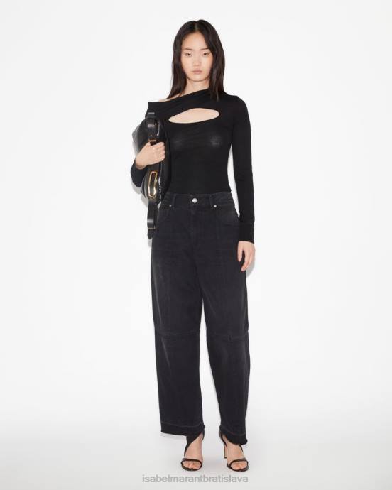 Isabel Marant ženy džínsové nohavice norela V6XH292 oblečenie čierna