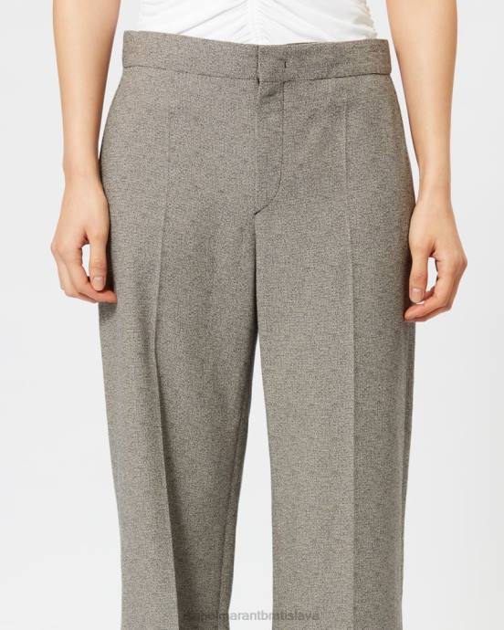Isabel Marant ženy strašidelné nohavice V6XH293 oblečenie ecru/čierna