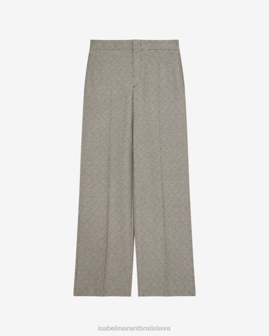 Isabel Marant ženy strašidelné nohavice V6XH293 oblečenie ecru/čierna