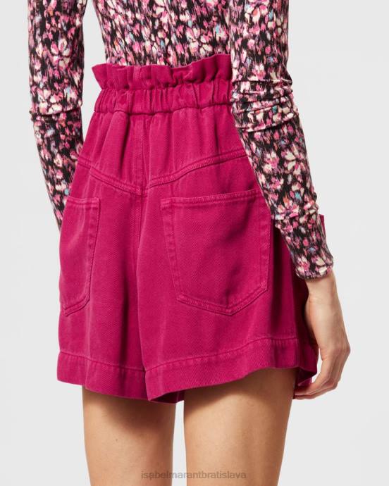 Isabel Marant ženy titea denim krátke V6XH694 oblečenie malina