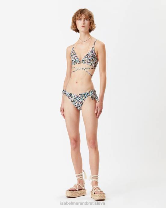 Isabel Marant ženy vrch bikín solange V6XH714 oblečenie zelená/ecru