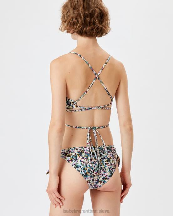 Isabel Marant ženy vrch bikín solange V6XH714 oblečenie zelená/ecru