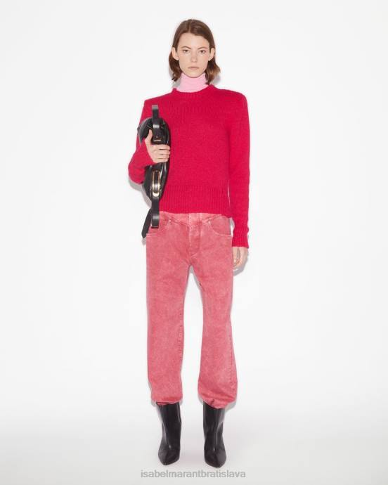 Isabel Marant ženy sveter erwany z alpaky V6XH282 oblečenie fuchsiová