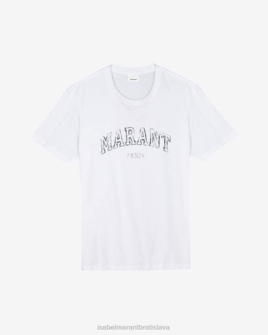 Isabel Marant ženy bavlnené tričko honore ''marant'' V6XH449 oblečenie biely