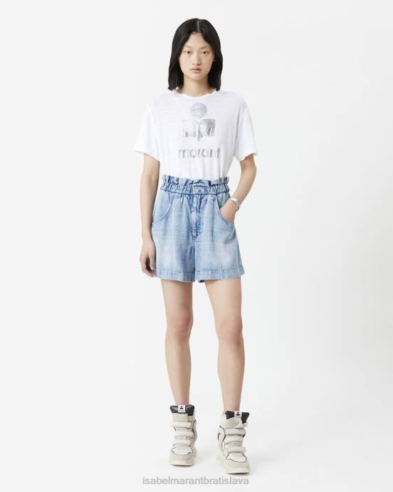 Isabel Marant ženy tričko s logom zewel V6XH427 oblečenie biely