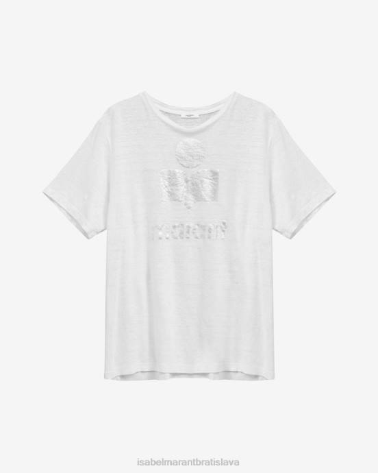 Isabel Marant ženy tričko s logom zewel V6XH427 oblečenie biely