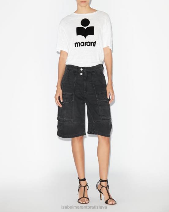 Isabel Marant ženy tričko s logom zewel V6XH455 oblečenie biely