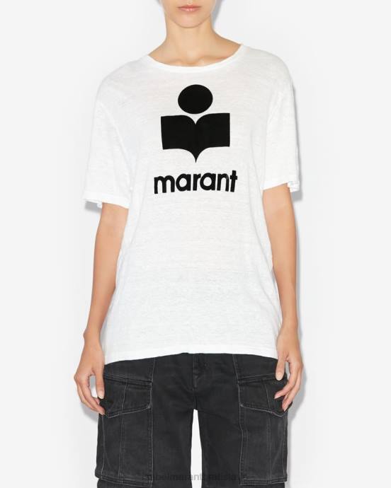 Isabel Marant ženy tričko s logom zewel V6XH455 oblečenie biely